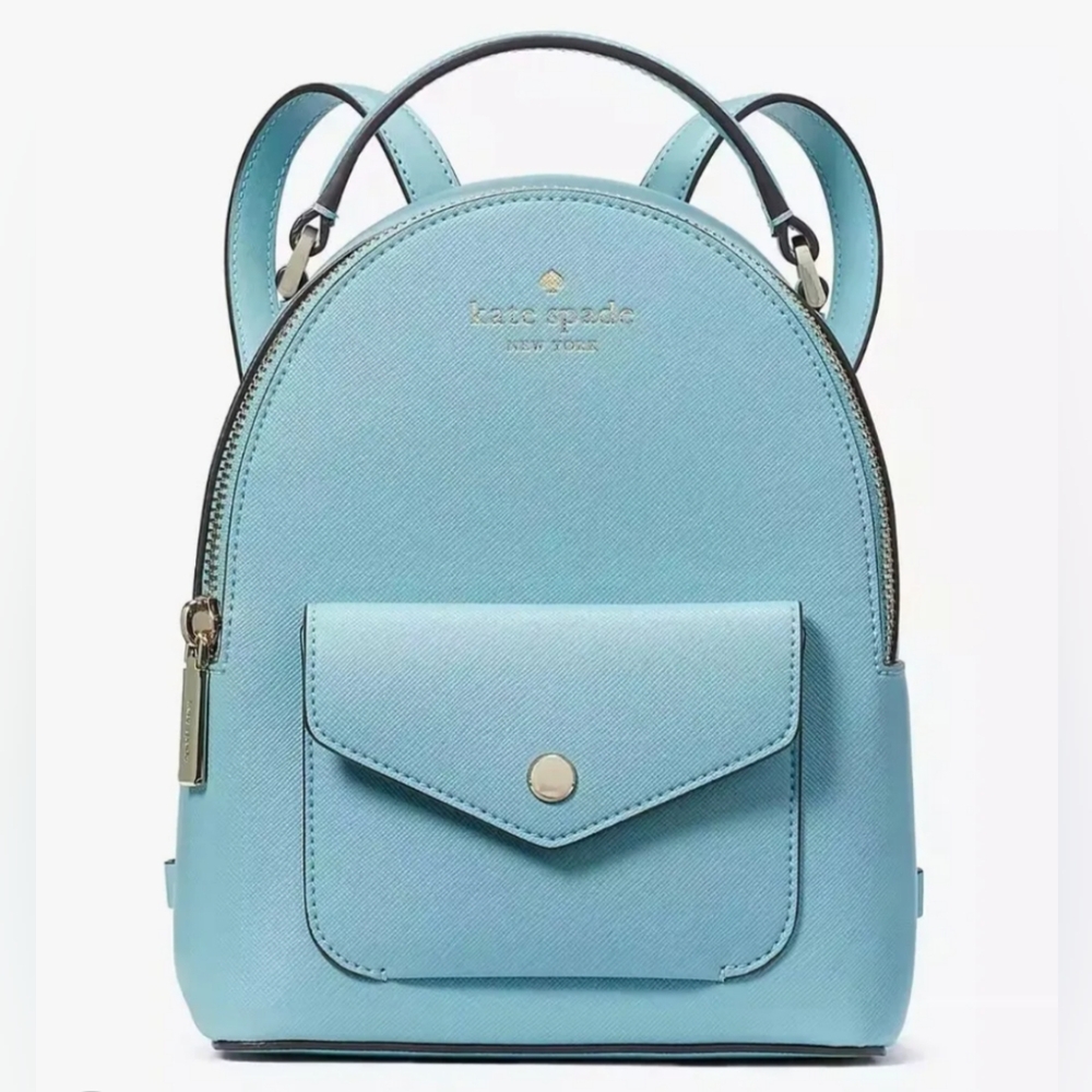Kate Spade NWT Schuyler Mini Backpack Smoky Blue